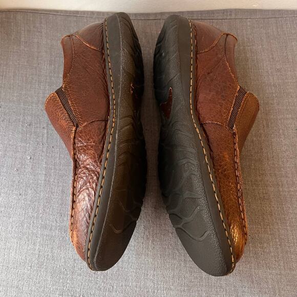 Born Blast III Loafers Mens 11.5M Brown Leather Slip on Shoes Distressed Comfort main image 4